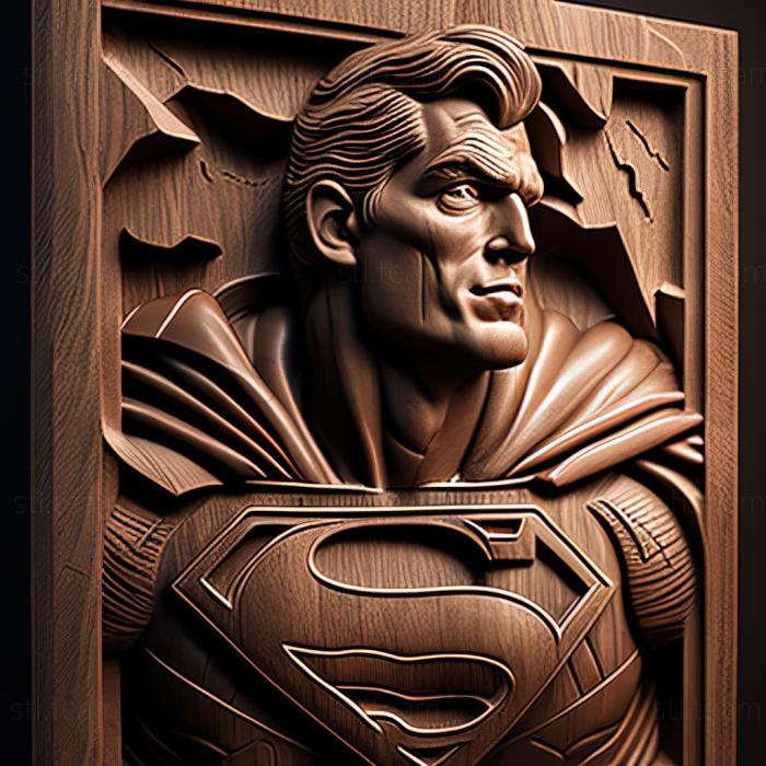 3D model Supermanen (STL)